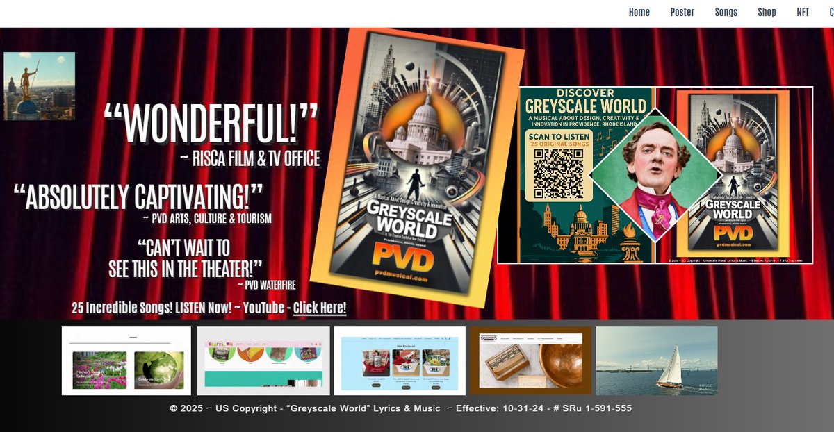 PVDesignDist's tweet image. Providence RI - What does design sound like?
🎵 Greyscale World: The Musical invites you to listen again—
to heart, to harmony, to home.
👂 Click, listen, and rediscover the soundtrack of imagination:
🎧 GreyscaleWorld.com