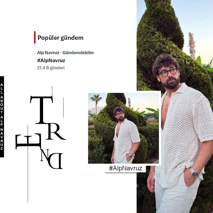 Alp Navruz 21,4 B gönderi ile gündemde yerini aldı. ✨

#AlpNavruz • <a href="/AlpNavruz/">Alp Navruz</a>