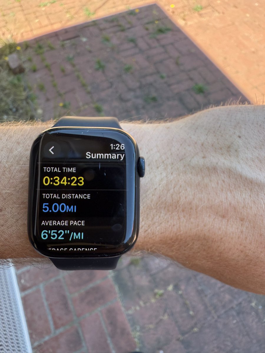 jconnorholliman's tweet image. I did a lunch time run today and wow that was hard! Crazy how far my speed has come.
Stay based friends🫡