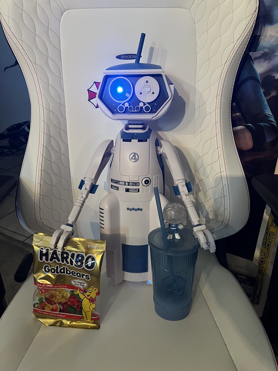 JeremyPryer's tweet image. Picked up the @AMCTheatres exclusive H.E.R.B.I.E. prior to the first showing of #FantasticFourFirstSteps and my theater was already sold out of the Galactus head lol