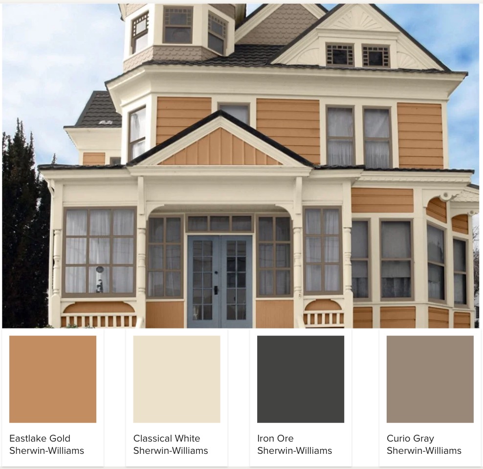 2GuysTake's tweet image. Renovating a house that has a historical feel. Thoughts on these colors?