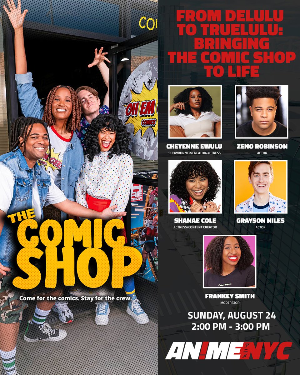 animenyc's tweet image. 🍎 PROGRAMMING ANNOUNCEMENT 🍎
Join the cast and creator of The Comic Shop, the 6th most-funded indie TV series in Kickstarter history, for an exclusive sneak peek of how this hilarious, heartfelt workplace comedy went from idea to reality.
📲 loom.ly/qThC2fU