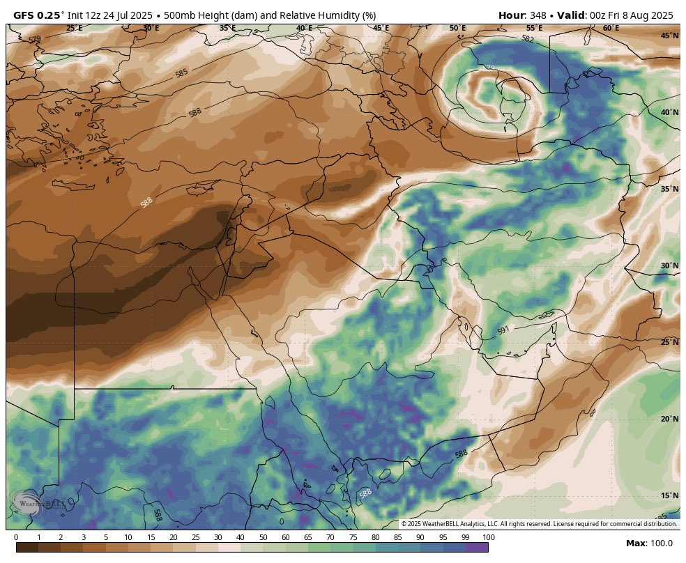 الامريكي جيد 
ويبدو ان الرياح الصيفية الاسيوية ستنشط أخيرا 
والله يجيب الخير