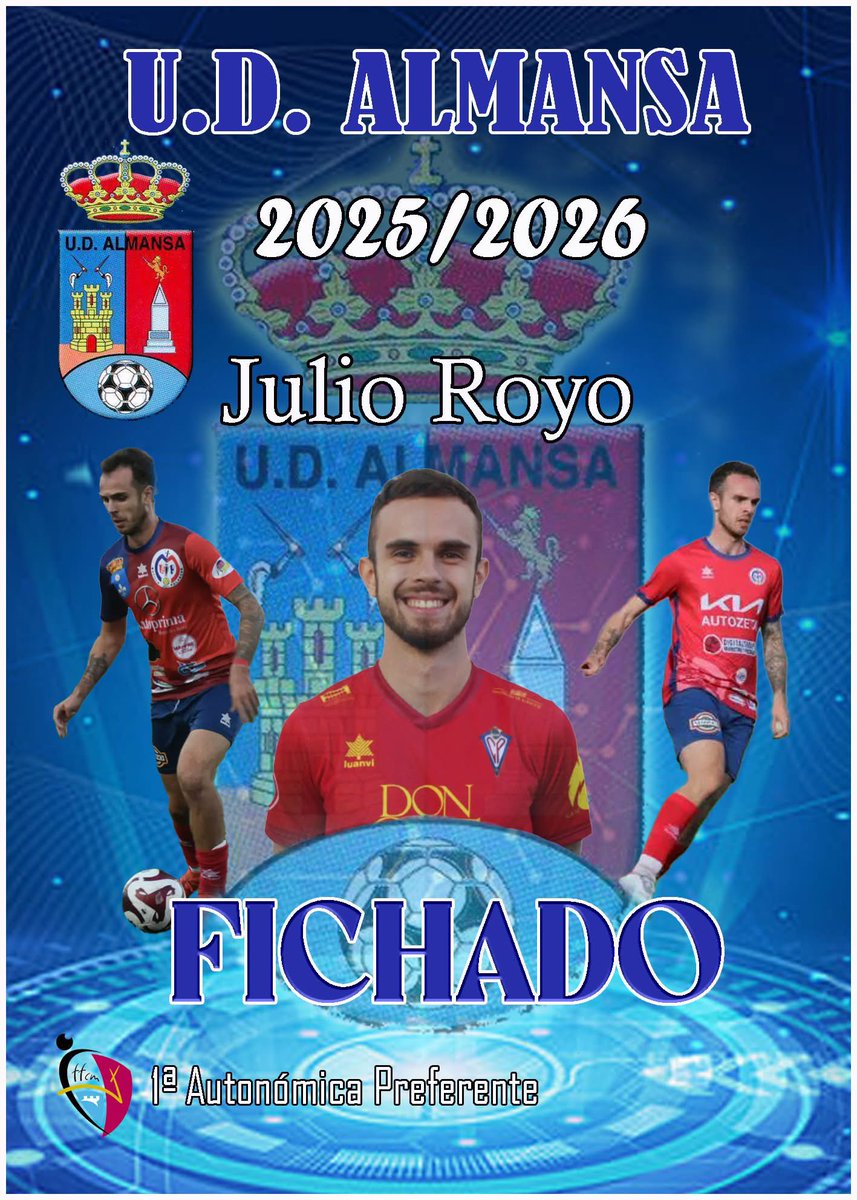 BalónParado.es (@balon_parado) on Twitter photo Julio Royo👋🏼; un centrocampista de garantías👌🏼👏🏼 para la UD Almansa⚽️💙
📰 La noticia
🌐 En la web BalonParado. 📱💻
<a href="/UDAlmansa/">U.D. ALMANSA</a> <a href="/AlmansaCiudad/">AlmansaCiudad</a> <a href="/AlmansaPeriodic/">El Periódico de Almansa</a> <a href="/Iamjuliagas/">Julio José Royo Lopez</a>
👇🏼👇🏼
balonparado.es/julio-royo-un-… Julio Royo👋🏼; un centrocampista de garantías👌🏼👏🏼 para la UD Almansa⚽️💙
📰 La noticia
🌐 En la web BalonParado. 📱💻
<a href="/UDAlmansa/">U.D. ALMANSA</a> <a href="/AlmansaCiudad/">AlmansaCiudad</a> <a href="/AlmansaPeriodic/">El Periódico de Almansa</a> <a href="/Iamjuliagas/">Julio José Royo Lopez</a>
👇🏼👇🏼
balonparado.es/julio-royo-un-…