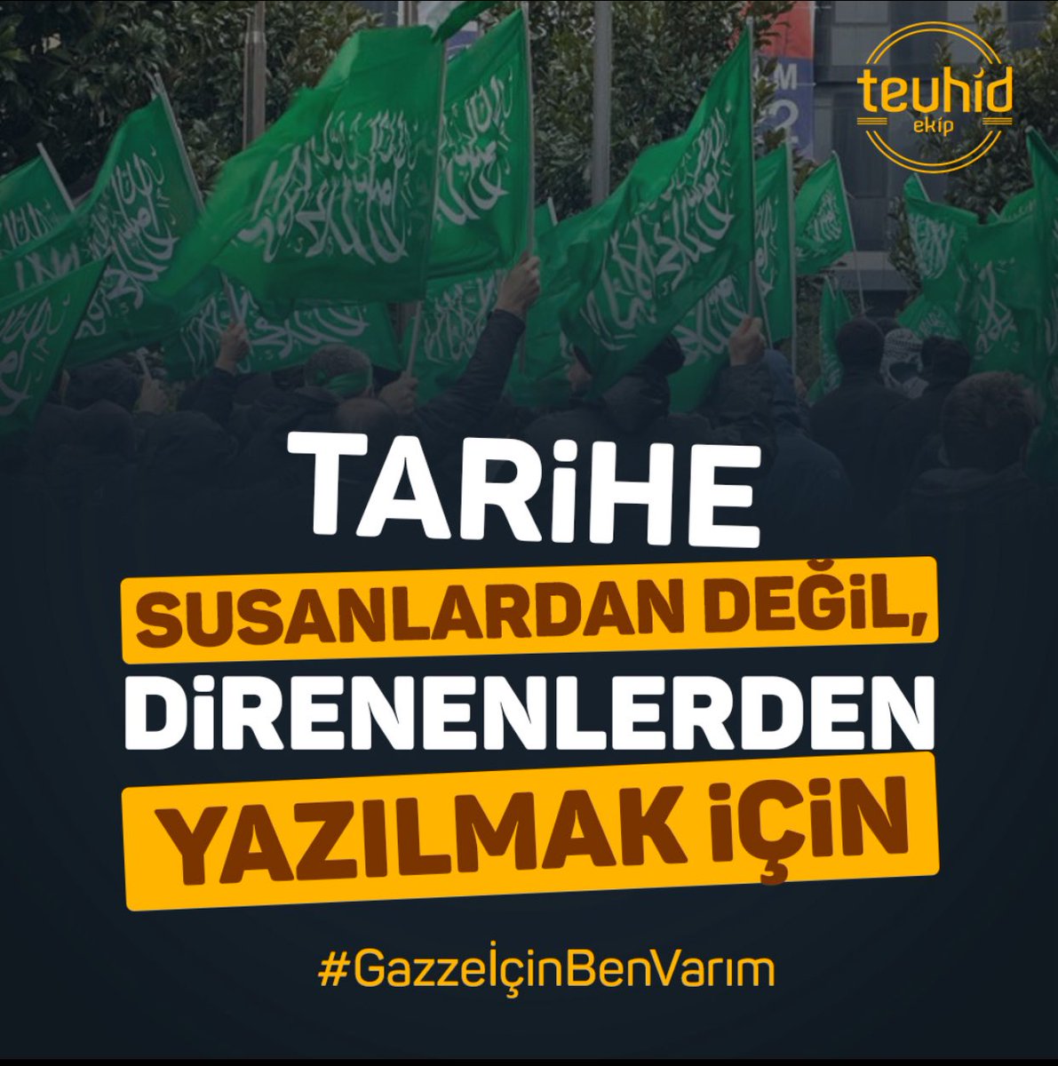 #GazzeİçinBenVarım