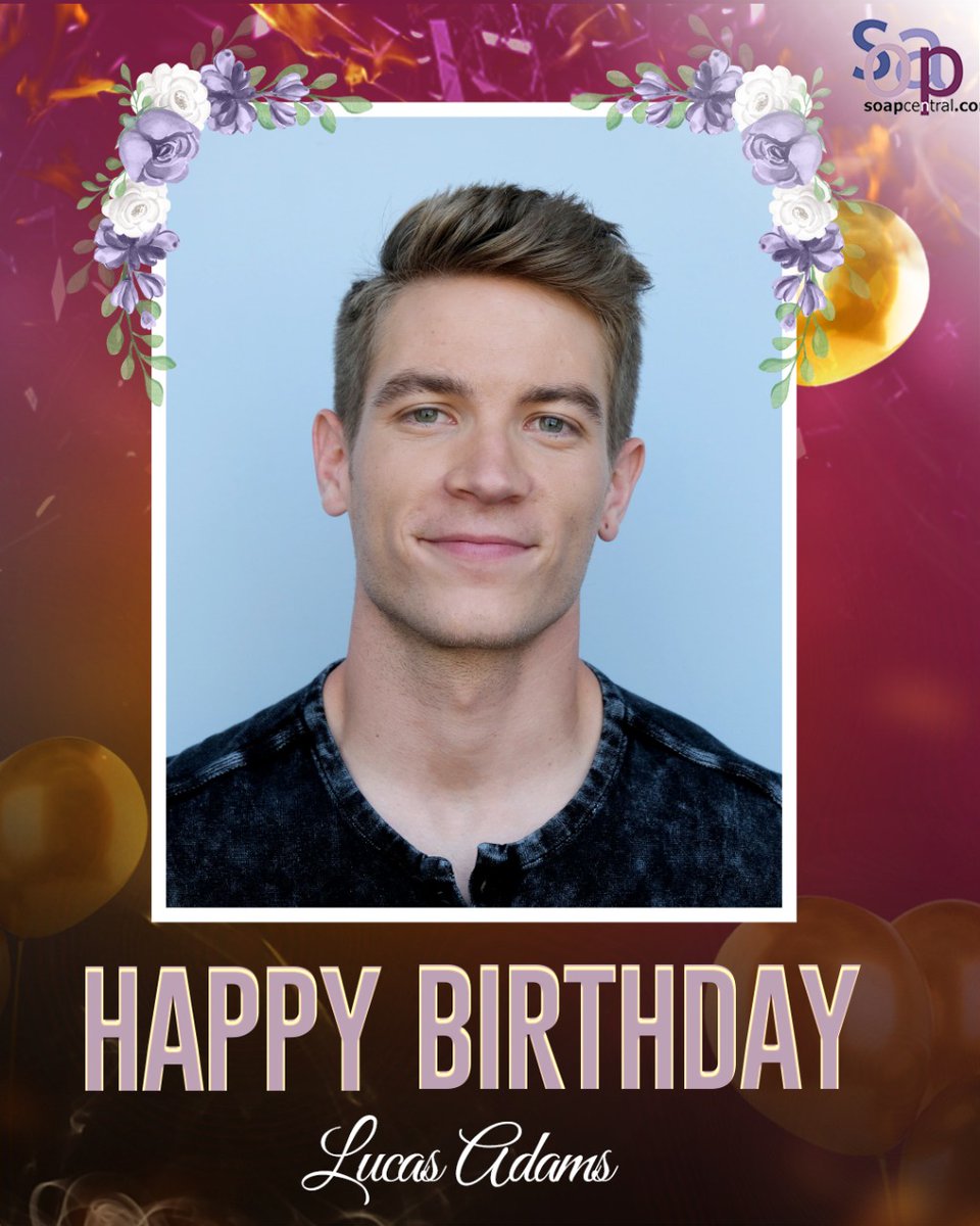soapcentral's tweet image. Happy birthday to Lucas Adams, who brought charm and heart to Days of Our Lives as Dr. Tripp Dalton! 🎉
Wishing him a great year ahead!