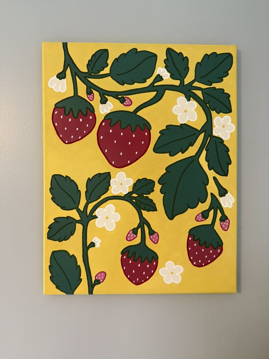 bizzybuys1's tweet image. This painting has been in my shop a little over a year now! 😭 we gave her a little makeover in hopes this will be the summer some sweety brings her home! 🍓🏡
What’s your favorite summer fruit?
🍒🍓🍇🍎🍉🍑🍊🍋🍍🍌🍏🥝🥭🍋🟩🥥🫐
bizzybuys.etsy.com