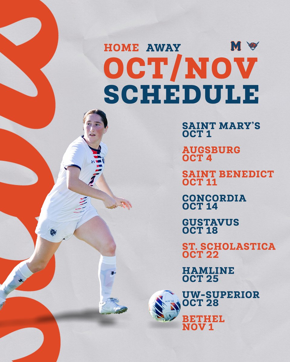 Macalester Athletics (@macalesterscots) on Twitter photo ππ©'π¨ ππ€π’ππ£π... β½οΈβ°
The new season is on its way!
<a href="/MacalesterWSOC/">Macalester Women's Soccer</a> #GoScots #heymac #2025schedule #d3soccer ππ©'π¨ ππ€π’ππ£π... β½οΈβ°
The new season is on its way!
<a href="/MacalesterWSOC/">Macalester Women's Soccer</a> #GoScots #heymac #2025schedule #d3soccer
