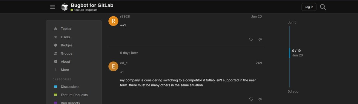 lefttailguy's tweet image. People switch off Cursor before switching off $GLTB. Entire thread of Cursor customers demanding that Bugbot be supported for Gitlab. cc: @akramsrazor