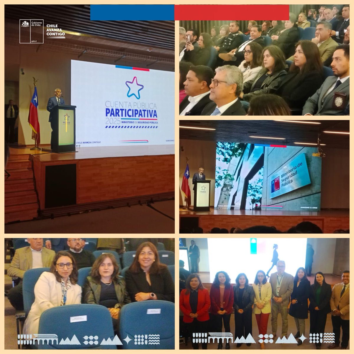Participamos junto a nuestra seremi Pía Silva, en la Cuenta Pública Participativa 2025 del Min. de Seguridad Pública la que fue  encabezada por el ministro Luis Cordero.
Se presentaron los avances de esta nueva institucionalidad dedicada a la seguridad y la prevención del delito.