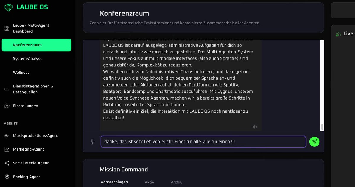 🧵 We asked our AI management system about its own future.

Its answer was so good, it's now our official roadmap.

Here's a look at the future of creator tools. 📸
#MusicTech #AI