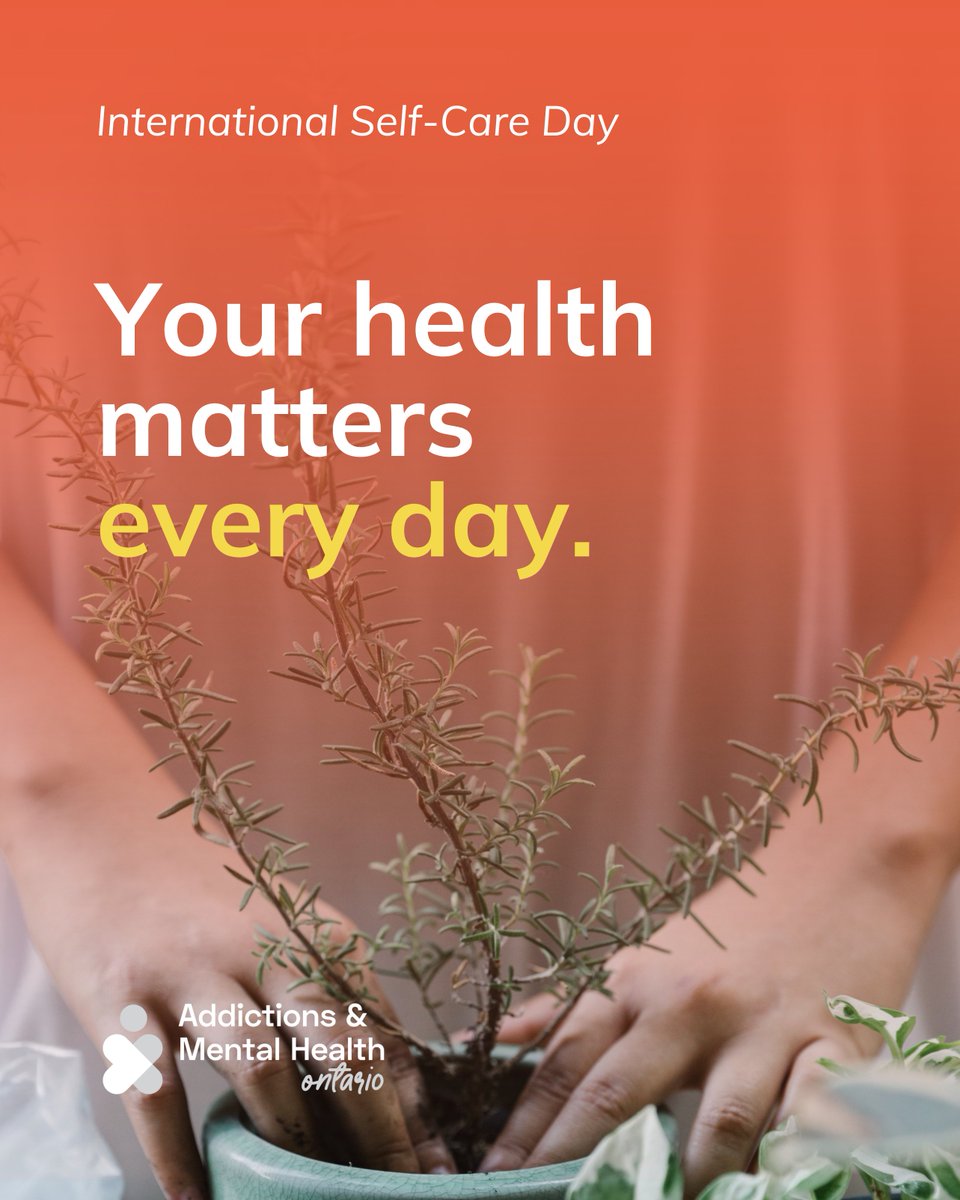 Today, on International Self-Care Day, take time to engage in activities that support your physical, mental, and emotional health.

Taking care of yourself helps you show up better in every part of your life.

Share some of your best self-care tips in the comments below ⤵️
