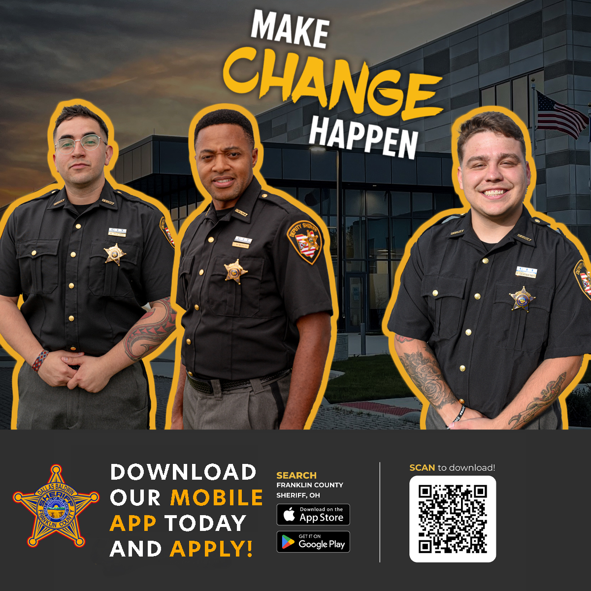 OHFCSO's tweet image. Celebrating National Hire a Veteran day!

FCSO is proud to support our service men &amp;amp; women who are looking for their next career moves, and we are committed to helping them succeed!

If you are a veteran taking the next steps in your career, apply now: sheriff.franklincountyohio.gov/RDEI