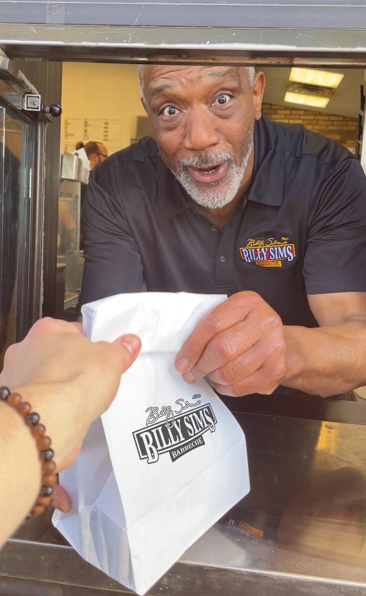 Billy Sims BBQ (@billysimsbbq) on Twitter photo *The face you make when you roll up to the drive-thru and <a href="/RealBillySims/">Billy Sims</a> is the one taking your order* 😯 Happy #NationalDriveThruDay!
#billysims #teambilly #billysims *The face you make when you roll up to the drive-thru and <a href="/RealBillySims/">Billy Sims</a> is the one taking your order* 😯 Happy #NationalDriveThruDay!
#billysims #teambilly #billysims