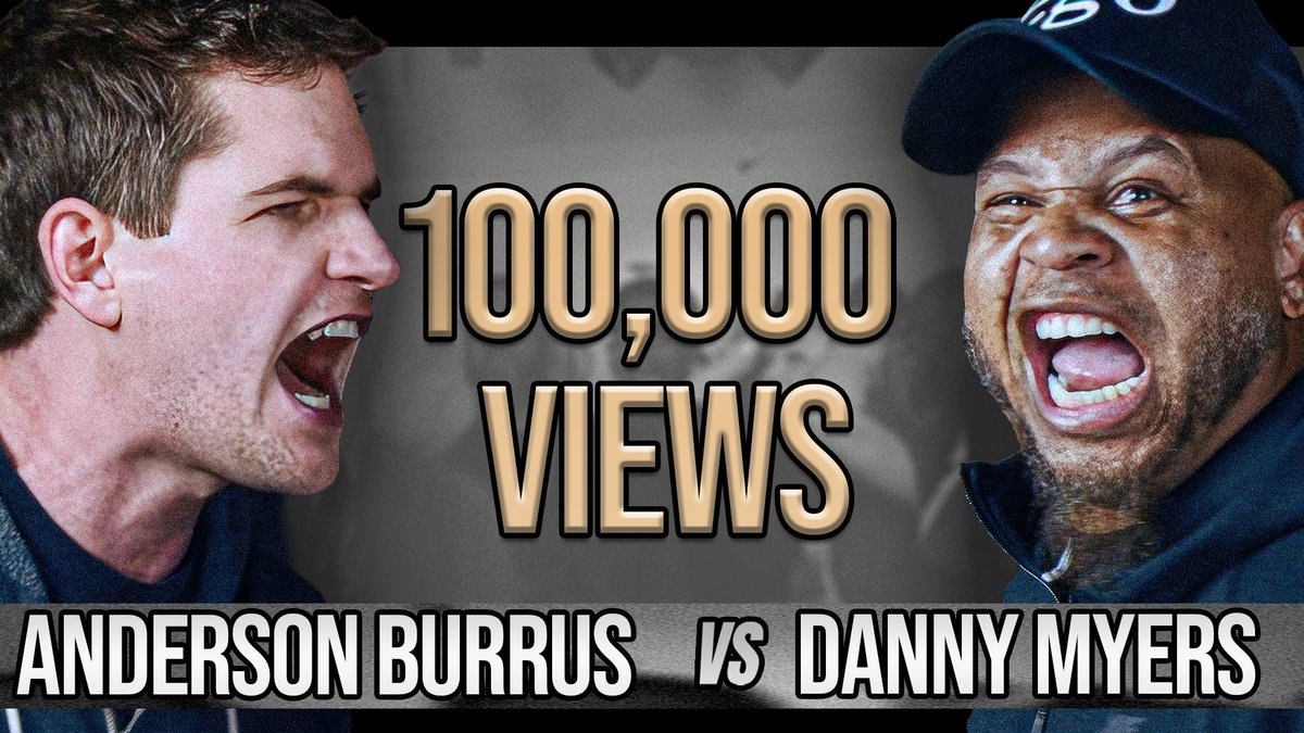 Anderson Burrus (@andersonburrus) on Twitter photo My battle vs <a href="/metaphormessiah/">DANNY MYERS</a> hit 100k on Youtube and done 10s of millions of views on social media. All in 3 weeks. youtube.com/watch?v=h6pdi-… My battle vs <a href="/metaphormessiah/">DANNY MYERS</a> hit 100k on Youtube and done 10s of millions of views on social media. All in 3 weeks. youtube.com/watch?v=h6pdi-…