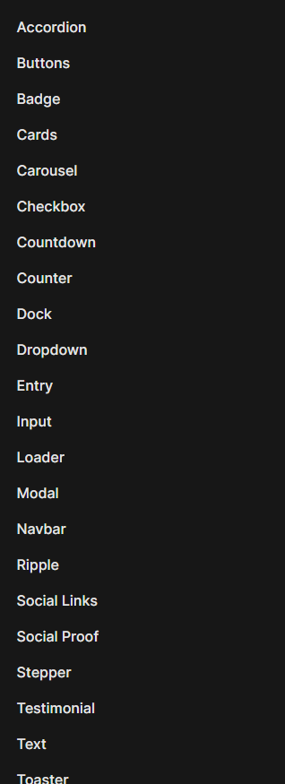 ItsKaranKK's tweet image. Here&apos;s the Sidebar and all the components available for ogBlocks