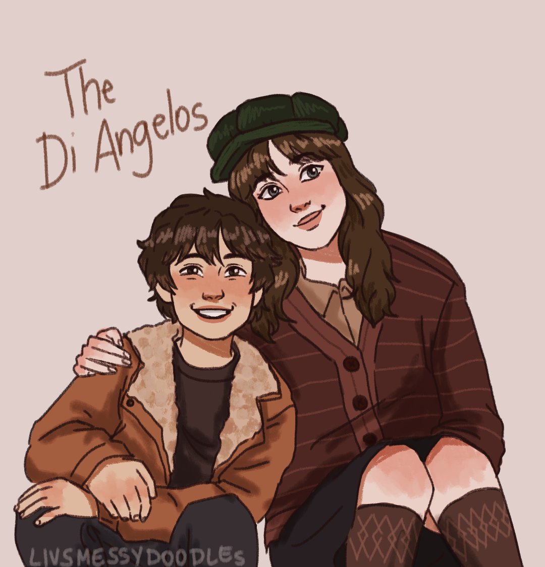 welcome, di angelo siblings🖤 #PercyJackson #nicodiangelo #biancadiangelo