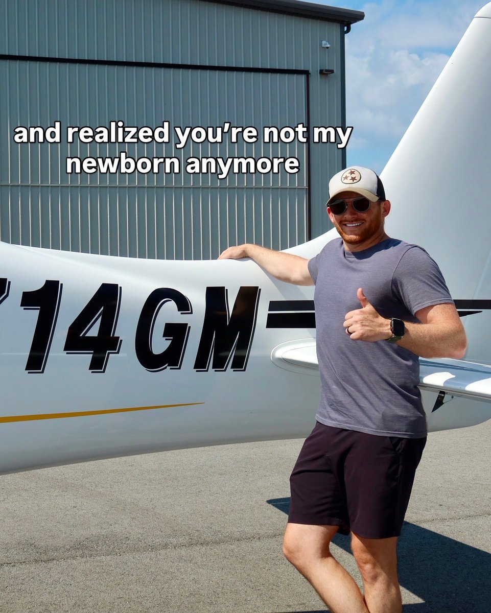 Safe to say… he’s gonna fly ✈️
So proud of Shelby for taking his first solo flight! #youregonnabe