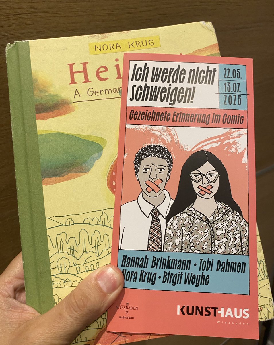 jsandler1978's tweet image. Visited I Will Not Be Silent! in Wiesbaden
Featuring Nora Krug, hannah brinkmann, Birgit Weyhe & Tobias Dahmen.
📖 Blog graphicmemoir.co.uk
#GraphicNovels #WWII #JewishMemory #IWillNotBeSilent #ComicsExhibition #NoraKrug #BirgitWeyhe