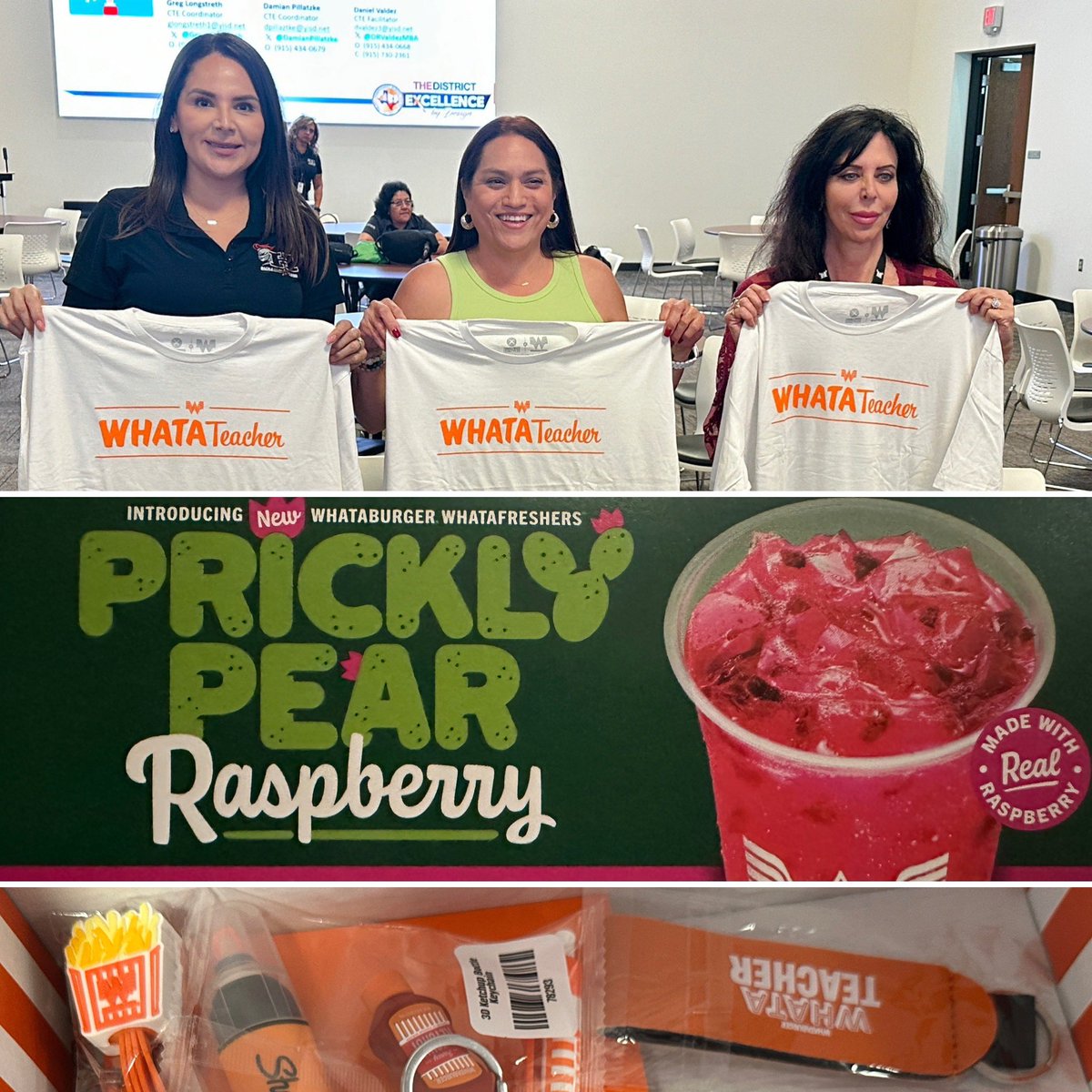 Cecy De La O (@cdelao_cte) on Twitter photo Congratulations to our amazing WhataTEACHERS <a href="/YsletaISDCTE/">Ysleta ISD CTE</a>! Top # of 24-25 Student Certifications - 1-Noe Baeza, 2-Claudia Gomez, 3-Daisy Martinez & Christine Herrera!! 👏🏻🍎
Thank you,
<a href="/Whataburger/">Whataburger®</a> #374!
<a href="/YsletaISD/">Ysleta ISD</a> <a href="/ESCRegion19/">ESC-Region 19</a> <a href="/JMHanksHigh/">J.M. Hanks High School</a> <a href="/DVHSYISD/">Del Valle HighSchool</a> <a href="/phsmats/">Parkland Matadors</a> <a href="/actecareertech/">ACTE</a> Congratulations to our amazing WhataTEACHERS <a href="/YsletaISDCTE/">Ysleta ISD CTE</a>! Top # of 24-25 Student Certifications - 1-Noe Baeza, 2-Claudia Gomez, 3-Daisy Martinez & Christine Herrera!! 👏🏻🍎
Thank you,
<a href="/Whataburger/">Whataburger®</a> #374!
<a href="/YsletaISD/">Ysleta ISD</a> <a href="/ESCRegion19/">ESC-Region 19</a> <a href="/JMHanksHigh/">J.M. Hanks High School</a> <a href="/DVHSYISD/">Del Valle HighSchool</a> <a href="/phsmats/">Parkland Matadors</a> <a href="/actecareertech/">ACTE</a>