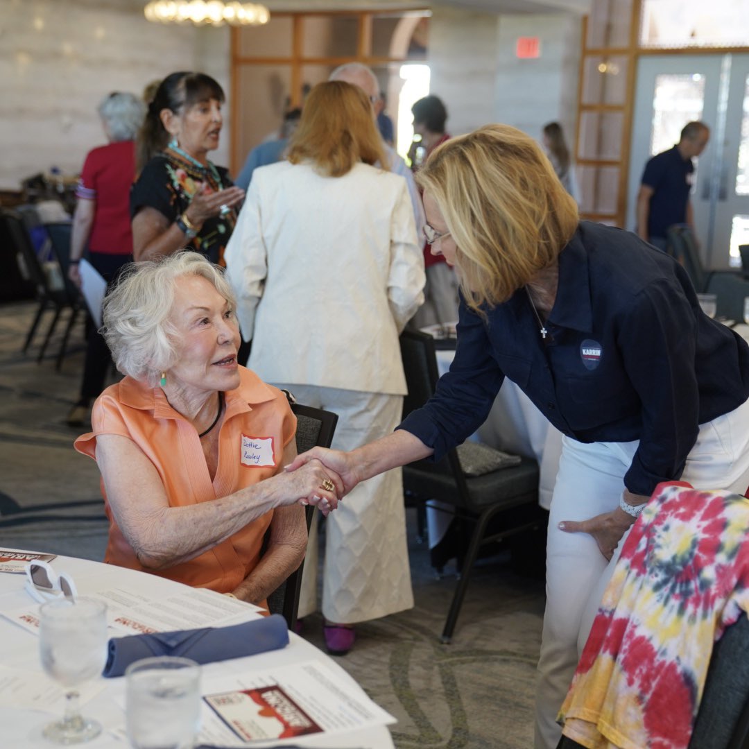 KTaylorRobson's tweet image. Glad I could join the Pima County Republican Women’s Club for lunch today in Tucson!