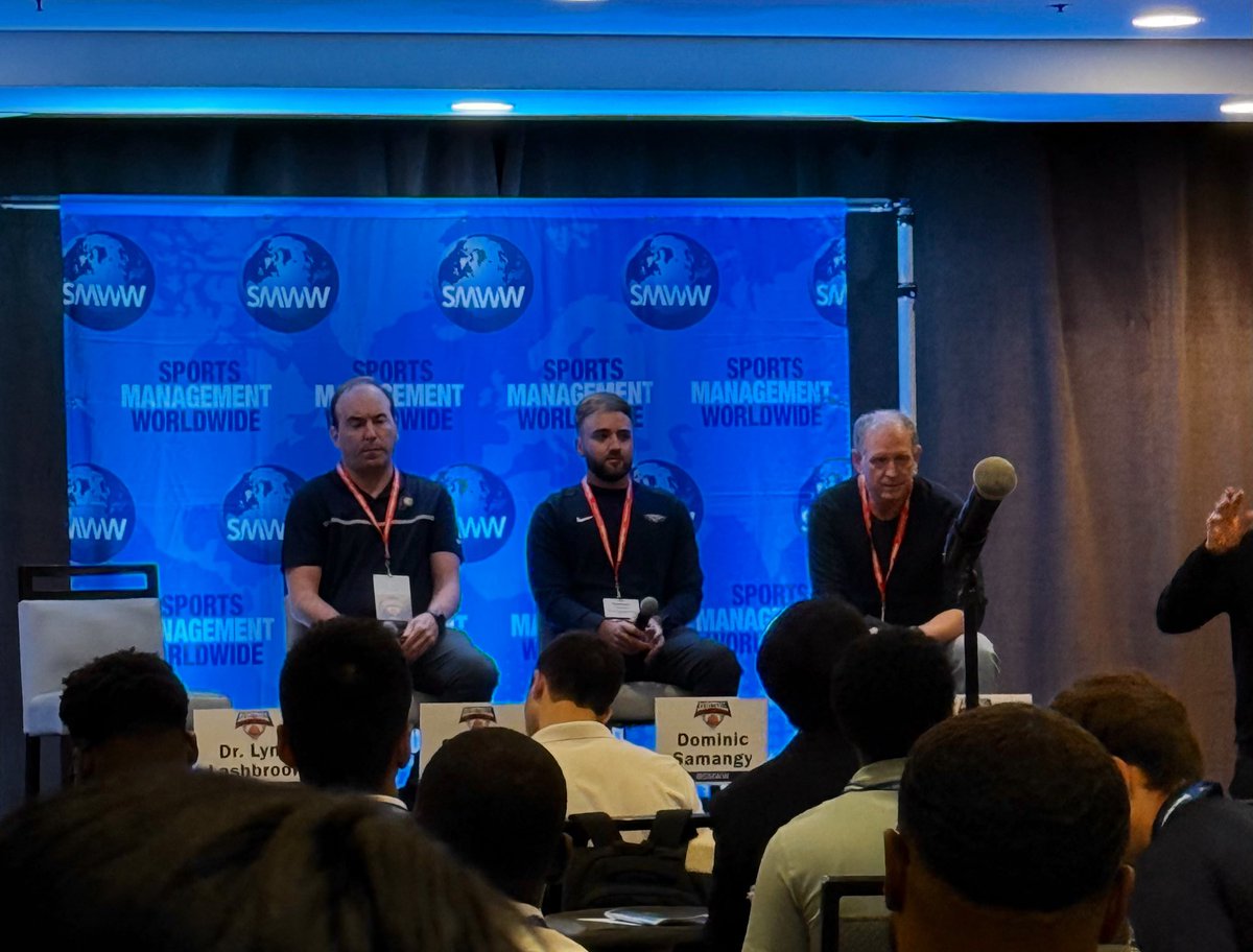 Dom Samangy (@dsamangy) on Twitter photo Last week in Vegas, I was honored to be invited by <a href="/DeanO_Lytics/">Dean Oliver</a> to speak on a panel with him and <a href="/spencejanderson/">Spencer Anderson</a> . Was a full circle moment for me and awesome to share some stories and answers alongside them!
Appreciate you having us! <a href="/SMWW/">SMWW ๐</a> Last week in Vegas, I was honored to be invited by <a href="/DeanO_Lytics/">Dean Oliver</a> to speak on a panel with him and <a href="/spencejanderson/">Spencer Anderson</a> . Was a full circle moment for me and awesome to share some stories and answers alongside them!
Appreciate you having us! <a href="/SMWW/">SMWW ๐</a>