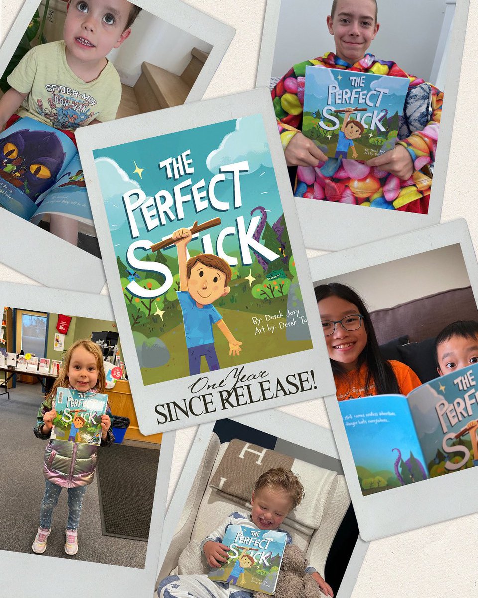 Happy One Year Since Release of <a href="/perfstickbook/">ThePerfectStickbook</a> ‼️ <a href="/toyebot/">Derek Toye</a> and I created this book as a creative challenge and as a legacy piece for our kids; we hoped the book would bring joy to others, but truly never anticipated the overwhelmingly positive feedback we’ve gotten!