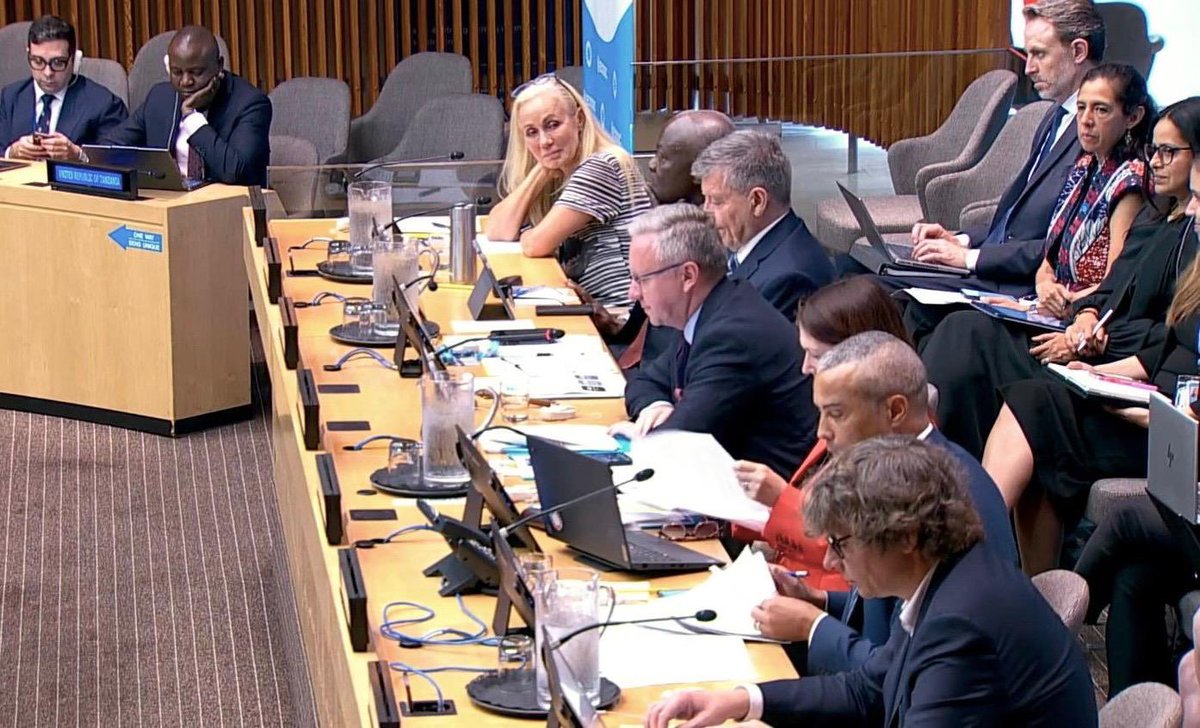 PLinUN's tweet image. At the High-level Segment of #ECOSOC Amb. @KSzczerski led a debate on @UN at 80 - the role of ECOSOC in leading action for a more effective multilateral system, with the participation of USG @GuyRyder, @ilo, @UNICEF & @ITU.