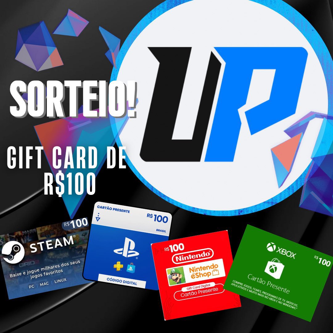 🚨SORTEIO GIFT CARD🚨

💥Que tal ganhar um gift card de R$100,00 na plataforma da sua escolha?

🔷 Para participar é simples:

1. Siga o perfil do <a href="/LevelUpNews_/">Level UP News ®</a> 
2.Curta e dê RT neste post

O resultado sai no dia 01/08. 

Boa sorte 🍀