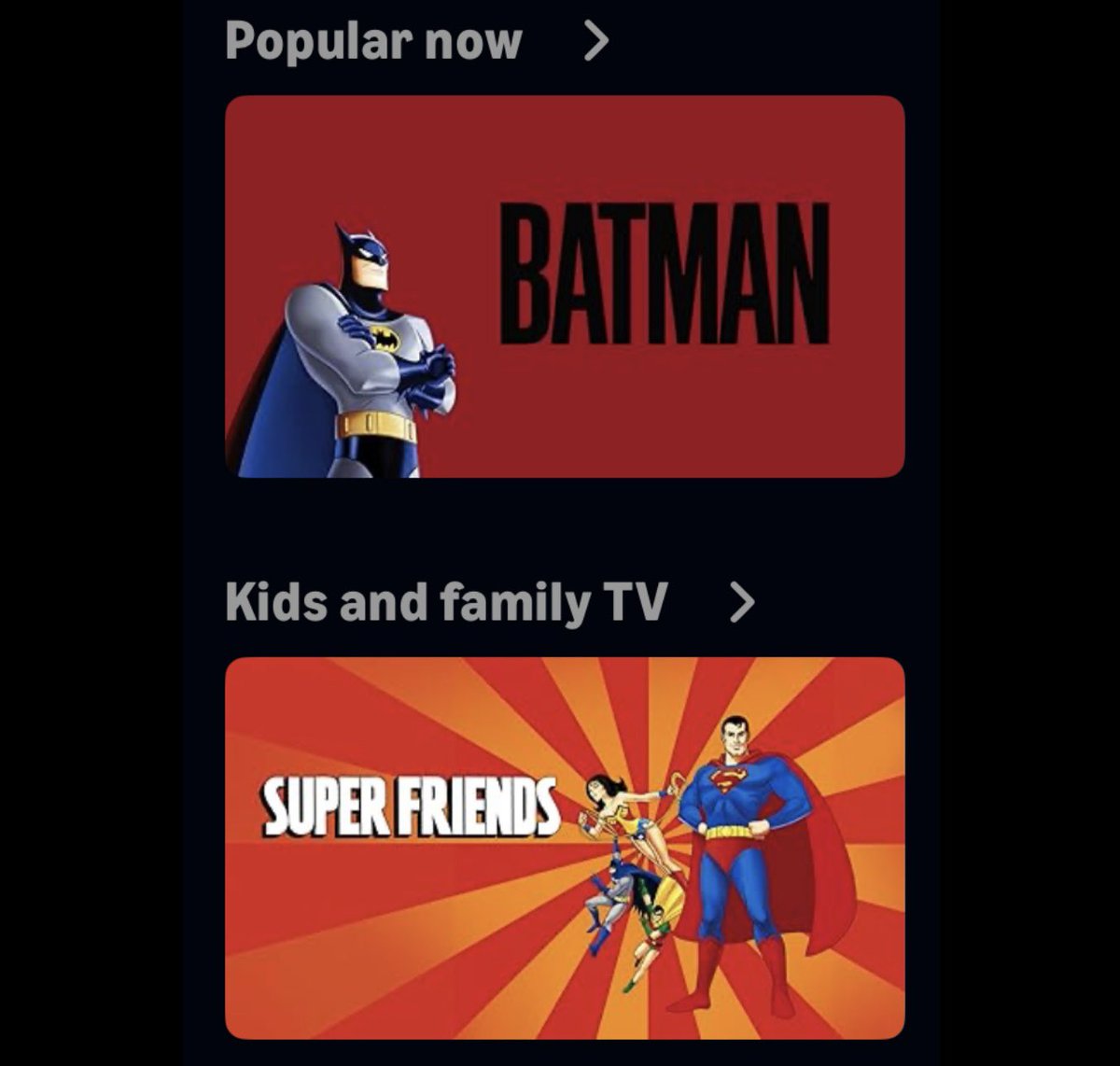 Multiple seasons of Batman: The Animated Series and the Super Friends are now on Amazon Prime!