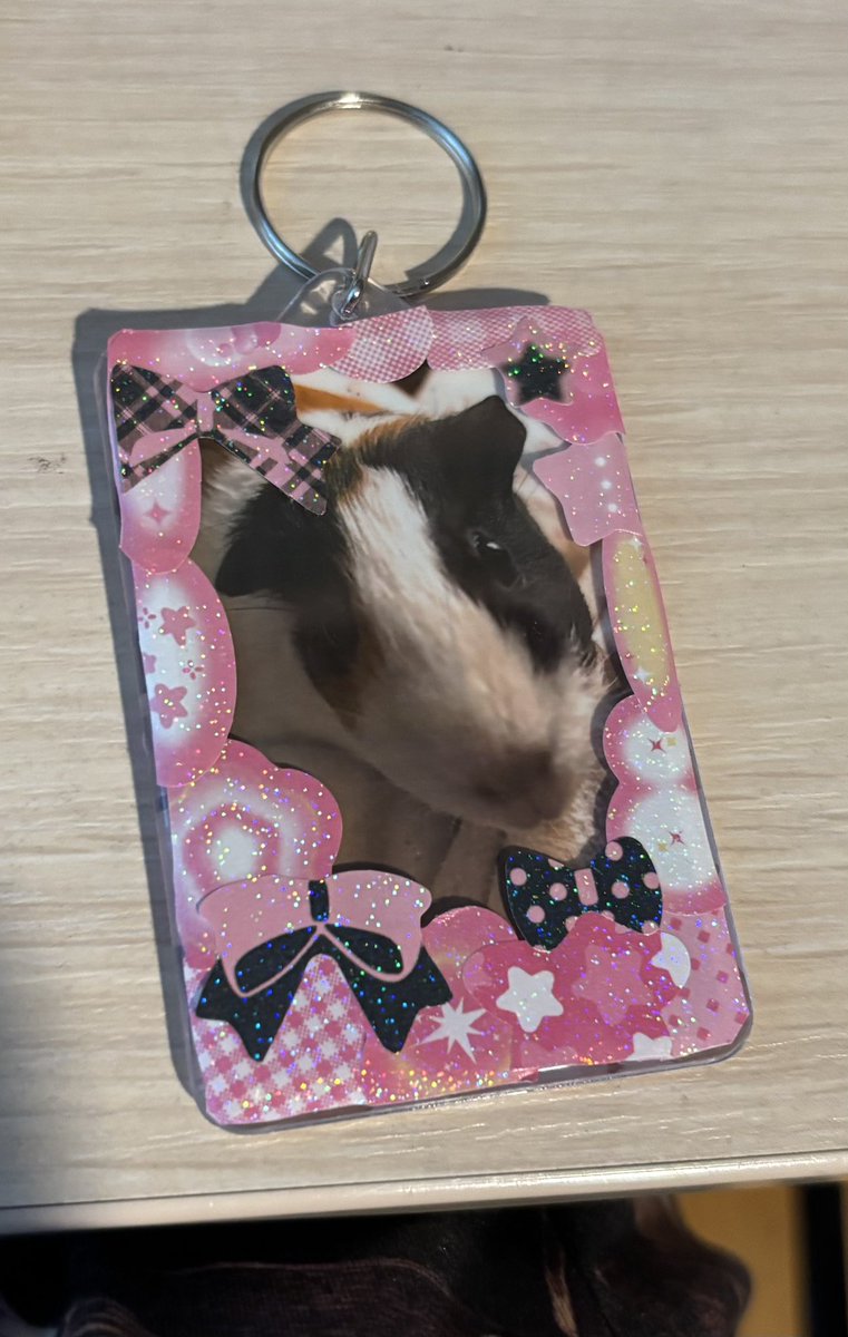 but_ytho1's tweet image. I made a kimchi keychain for my brothers bday :3