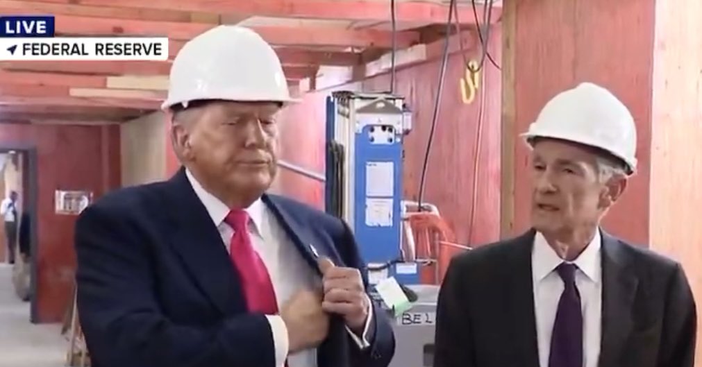 The moment that Fed Chair Powell calls out Trump live on camera for making up numbers.