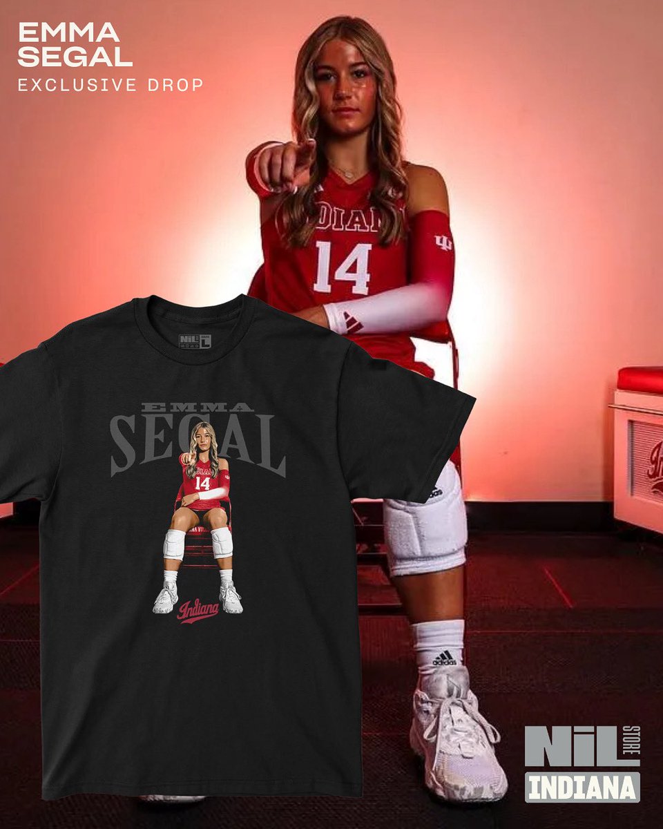 The inspo &amp; the product. 

Shop Emma Segal’s exclusive drop now. 

🔗 nil.store/indiana/iu-emm…