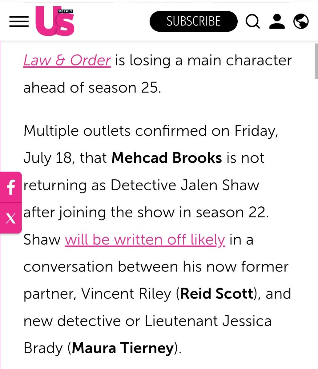 anselmo_art's tweet image. The Law & Order cast keeps on changing...according to US Weekly Mehcad Brooks will not return to the new season 25 as Jalen Shaw! This really sucks, I really liked him 😞 I'm glad that Hugh confirmed that Nolan will be back in S25! 👀
#HughDancy #LawAndOrder #MehcadBrooks