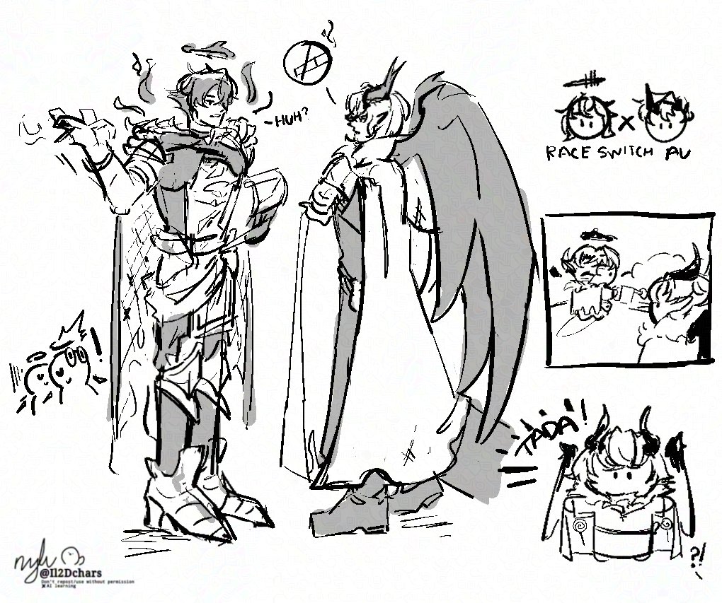 Il2Dchars's tweet image. My take on sankta flammie 👐
#葬炎 #exeflame