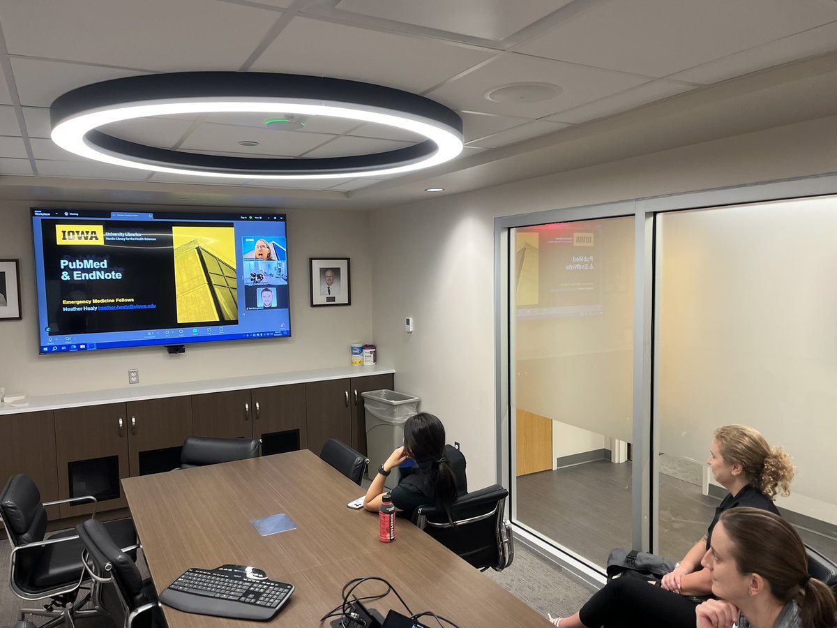 University of Iowa Division of EMS (@iowa_ems) on Twitter photo Today <a href="/Iowa_EMS/">University of Iowa Division of EMS</a> Fellow Dr. <a href="/GiiiLand/">Gigi Landal</a> and other Emergency Medicine Fellows are learning about Pub Med and EndNote as part of their Academic Skills longitudinal curriculum. Today <a href="/Iowa_EMS/">University of Iowa Division of EMS</a> Fellow Dr. <a href="/GiiiLand/">Gigi Landal</a> and other Emergency Medicine Fellows are learning about Pub Med and EndNote as part of their Academic Skills longitudinal curriculum.