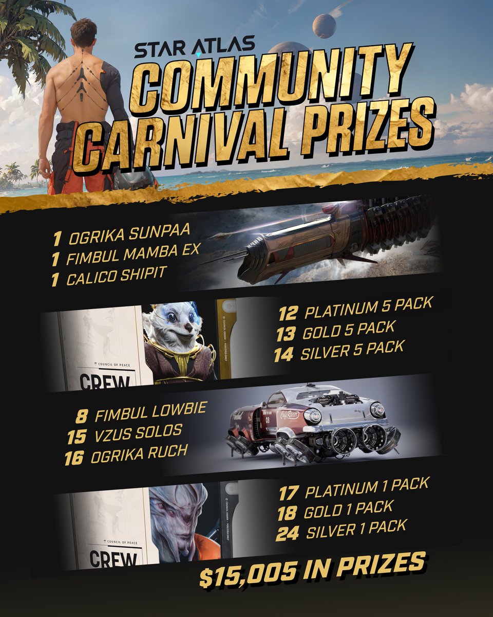 staratlas's tweet photo. Check out the Star Atlas assets you can win! 👀 https://t.co/9G1ZJCE3a9