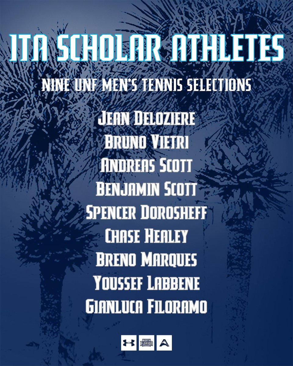 Ospreys garner ITA All-Academic Team honors with nine selections to the ITA Scholar Athlete Team!

#SWOOP | 📰 bit.ly/470RSZ7