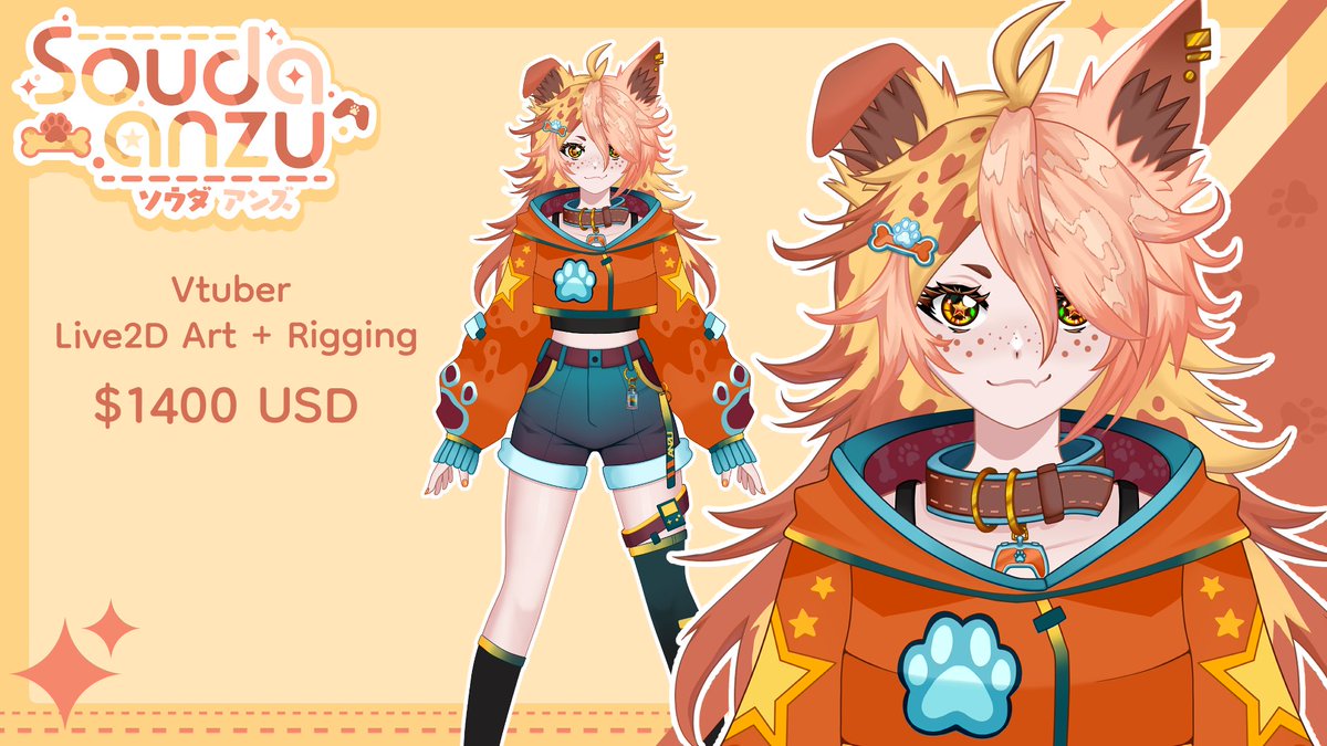 souda_anzu's tweet image. 🌟This is my announcement that as of today I have merged my Vtuber Art + Rigging commissions into one service!
I now no longer do JUST art or JUST rigging - under certain special circumstances I might accept a just rigging commission, but you need to contact me first!
This…