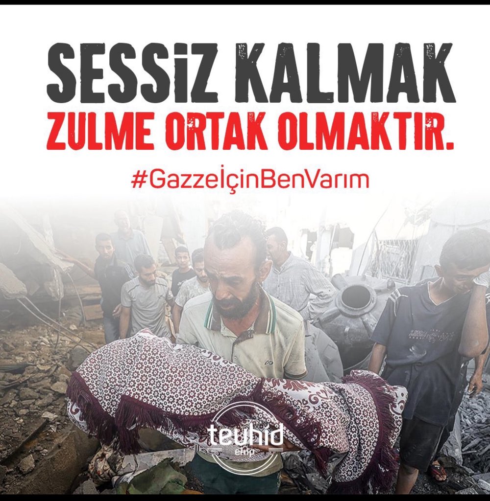 #GazzeİçinBenVarım