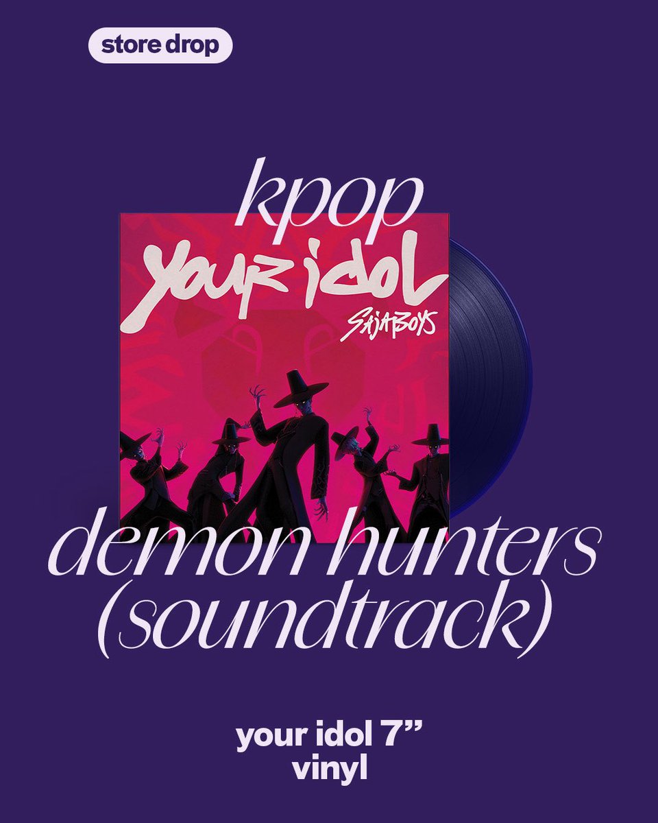 RepublicRecords's tweet image. add kpop demon hunters to your vinyl collection 😍 shop.republicrecords.com/pages/kpop-dem…