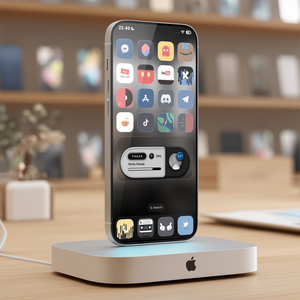 Night on iPhone 

#ShowCreative 
#mLite 
#Walls 

• wallpaper <a href="/_Caorthannach_/">IX</a> 
• icons <a href="/MaeloArt/">Abimael</a> 
• widgy <a href="/TeboulDavid1/">Smart Wallpaper Art</a> 
• template <a href="/SeanKly/">Sean Kelly</a>