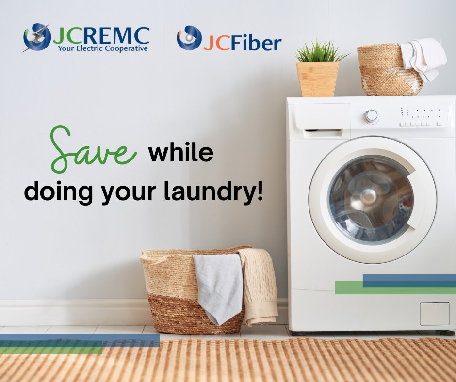 Did you know that doing your laundry might be cheaper during our off-peak hours? 💵

With our SPTOU (Single-Phase Time-of-Use) rate, enrolled members are able to potentially save money on their electricity bill by running appliances during off-peak hours, which are from 11 PM to
