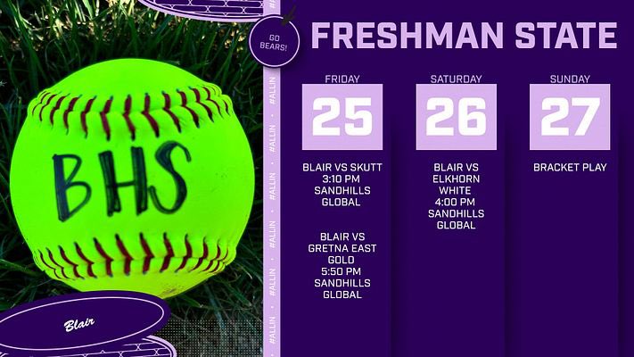 BlairBearSB (@blairbearsb1) on Twitter photo Excited to watch our freshmen compete this weekend under the leadership of our Senior class coaches!
Have Fun and Go Bears! 🐻
<a href="/EntPubSports/">Washington County Enterprise Sports</a> Excited to watch our freshmen compete this weekend under the leadership of our Senior class coaches!
Have Fun and Go Bears! 🐻
<a href="/EntPubSports/">Washington County Enterprise Sports</a>
