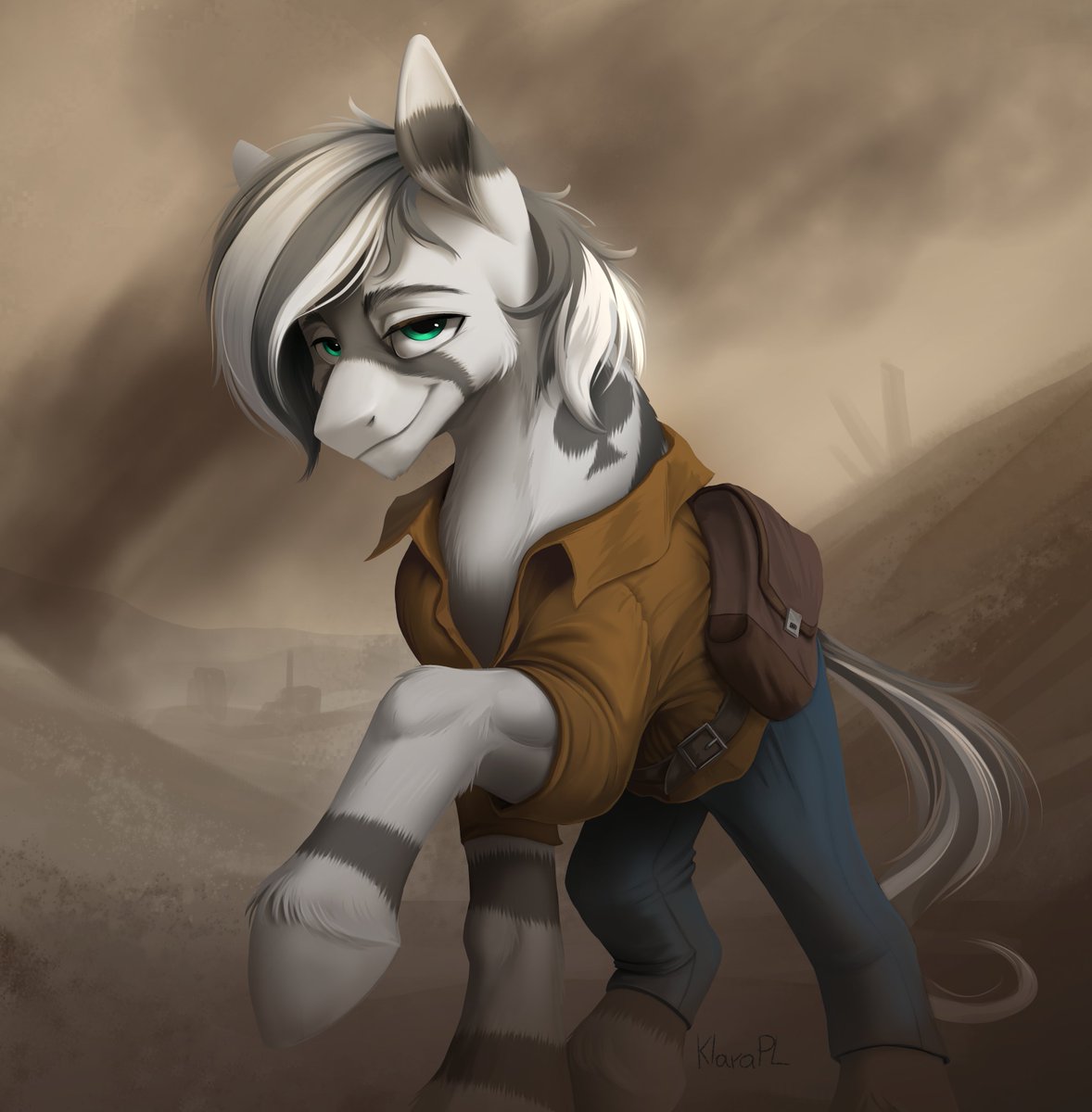 Klara_Art's tweet image. Hard working zebra! Fashionable too 😎
Made for the amazing @Ironbuster_TM!
