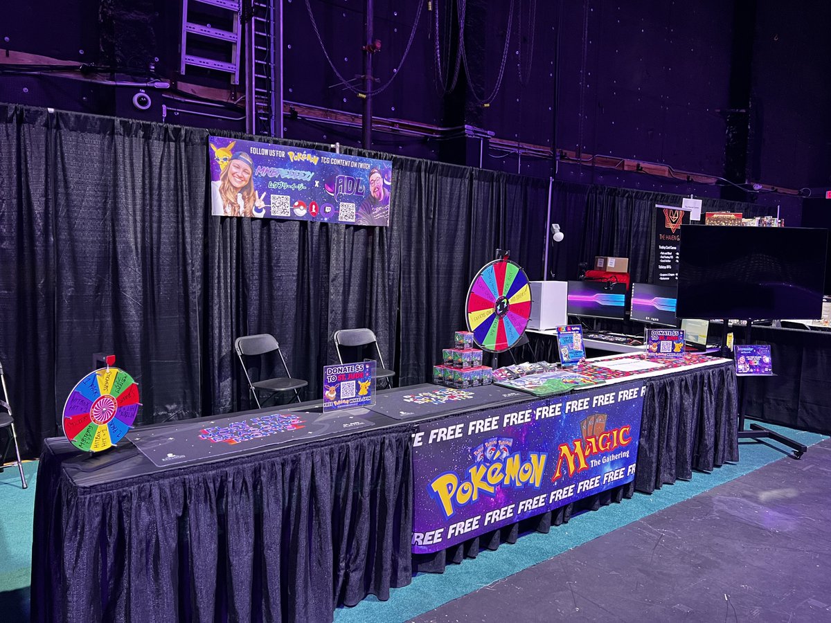 MKBreeeezy's tweet image. Ready for @GCXEvent 2025! Stop by and see us for FREE Pokemon and Magic cards! PLUS donate to @StJude at our booth and win other fun goodies like packs, sleeves, binders, sealed product, and more! Every $10 donation enters you to win a vintage Fossil blister! See you tomorrow! 🎉