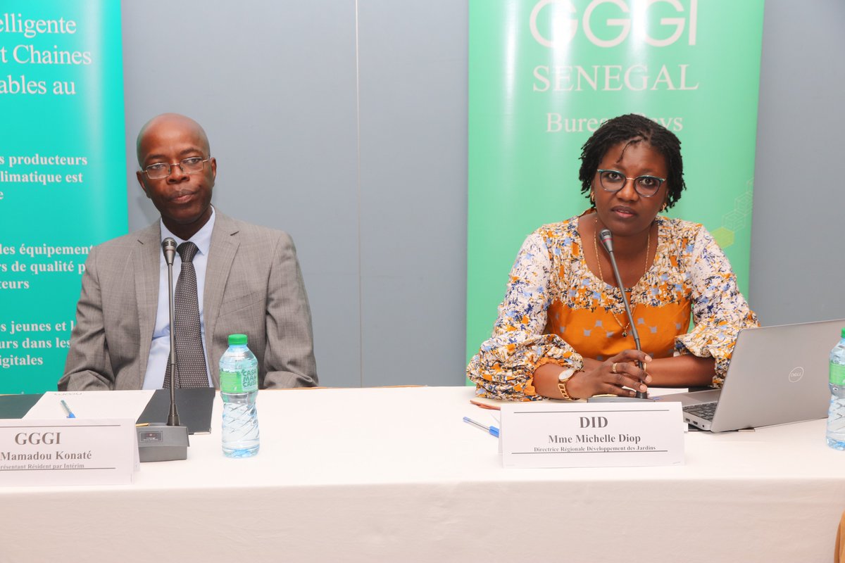 GggiSenegal's tweet photo. 🚀 Accelerating #GreenFinance for Climate-Smart Agriculture in Senegal 🇸🇳

On July 24, Hotel Noom Dakar hosted a key workshop with financial institutions committed to empowering smallholder farmers via sustainable investments 🌱
#CSA #AgriFinance #Sustainability https://t.co/hl8dK04Sd4