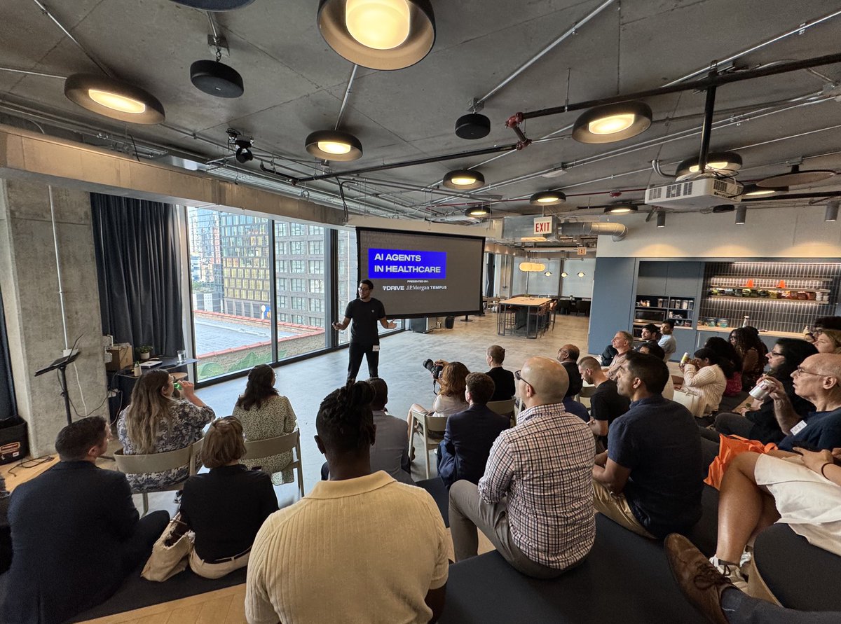 JohnDigles's tweet image. It’s TechChicago Week and we are discussing paths for tech to drive economic growth in Chicago.
The AI Agents in Healthcare Symposium hosted by @drivecapital explored AI for patients, medical pros, administrators, and life science innovators.
#healthAI