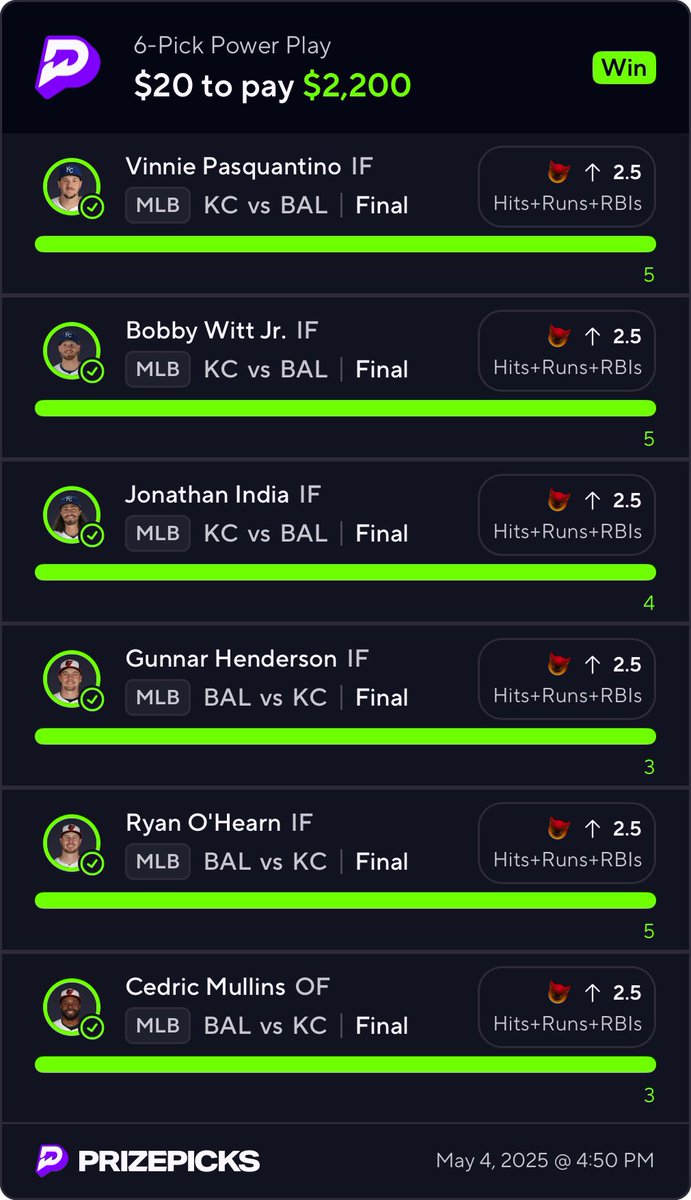 LocksBlindy's tweet photo. @PrizePicks Back when we weren’t limited on MLB 🥲 https://t.co/7p7rFRol5A