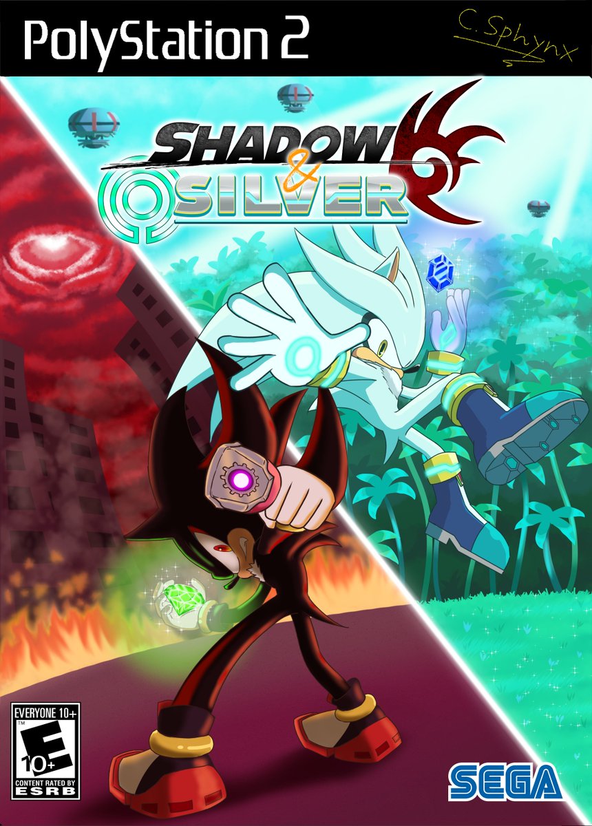 CiroSphynx's tweet image. Alright!! Here it is!! A remake/remaster + extra content that we (yes, we) all want!
Shadow & Silver
Uncover Shadow's dark past
Ensure Silver's bright future
Wield the weapons of those who hunt you down
#ShadowTheHedegehog #SilverTheHedgehog #Shadow05 #ShadowtheHedgehog2005